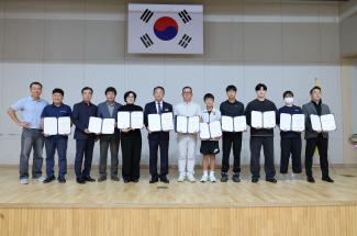 제65회 충북도민체육대회 영동군 선수단 해단식